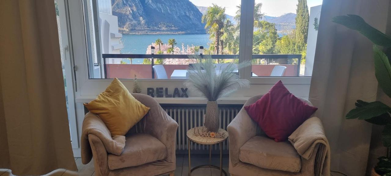 Relax-Lugano Lake Bissone Dış mekan fotoğraf